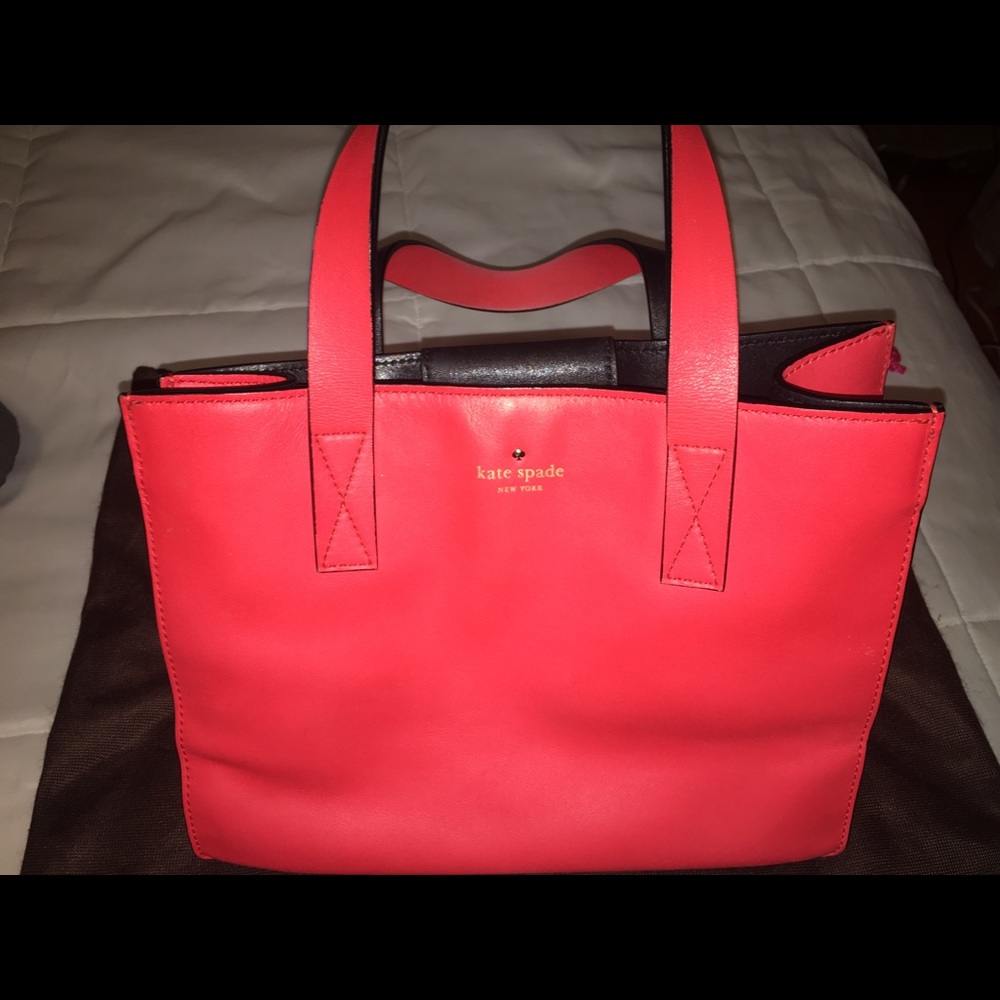 Kate Spade Neon Coral Handbag
